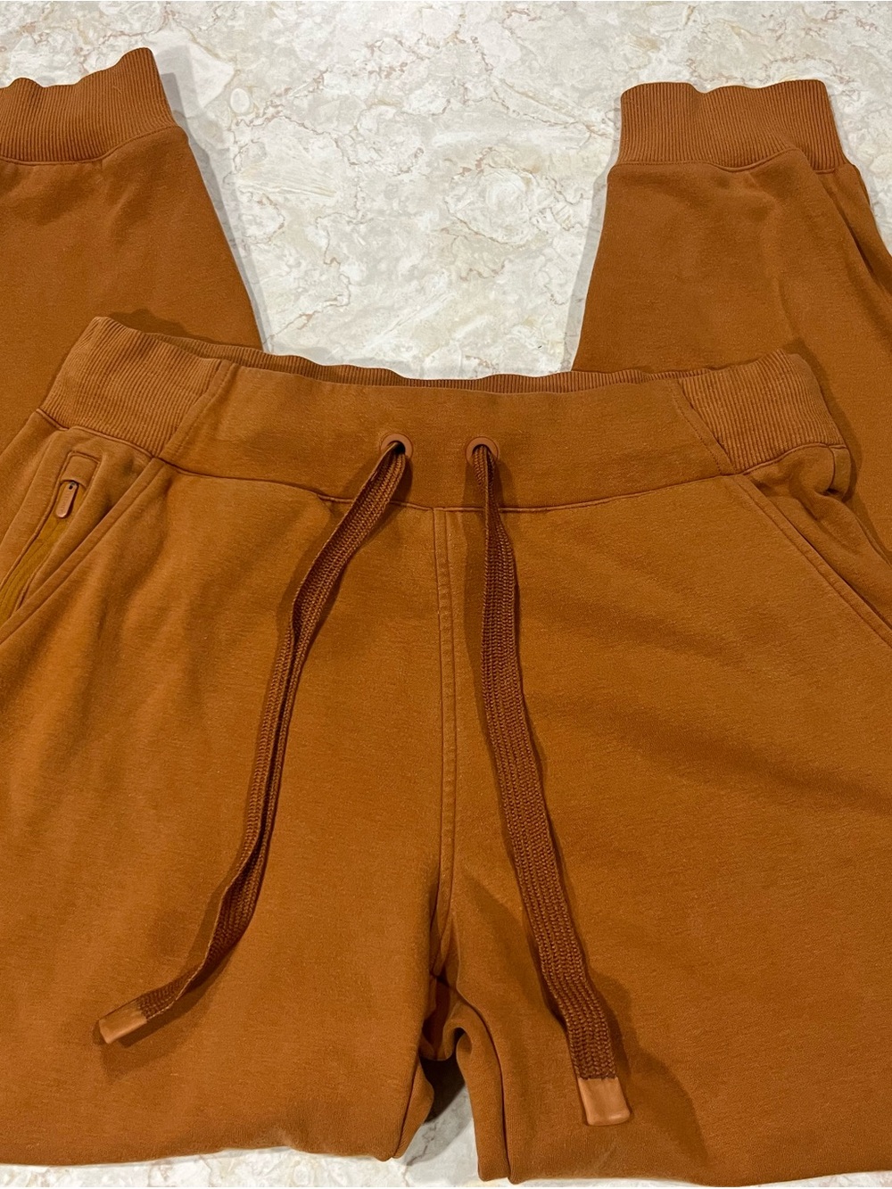 Athleta Women's Rust Orange Drawstring Track Joggers